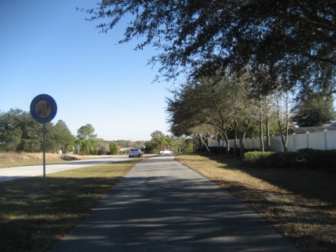 Florida biking, South Lake Trail