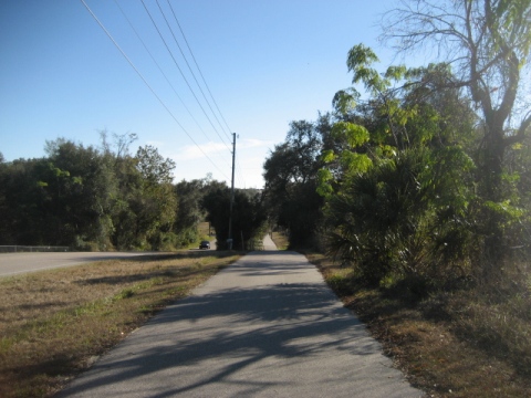 Florida biking, South Lake Trail