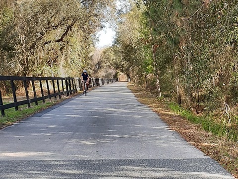 Florida biking, South Lake Trail