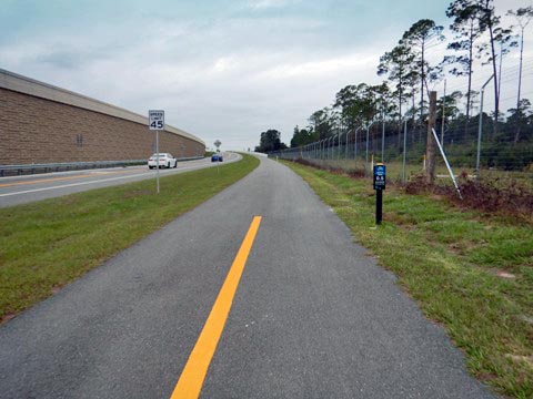 Florida biking, Orlando, Lake County, Wekiva Trail