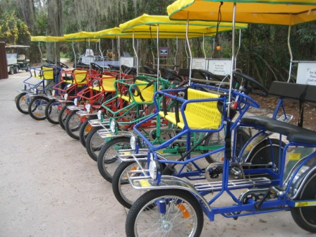 Orlando biking, Florida biking, Disney World, Wilderness Lodge, Ft. Wilderness, FL bike trail