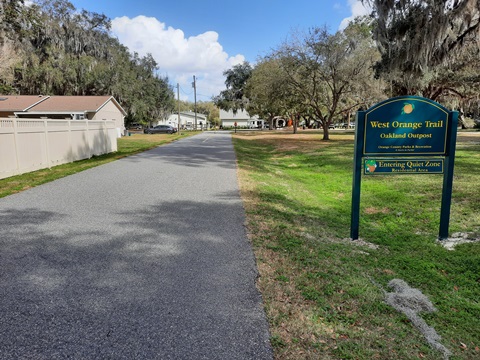 West Orange Trail, Winter Garden, Oakland, Apopka, Florida bike trail