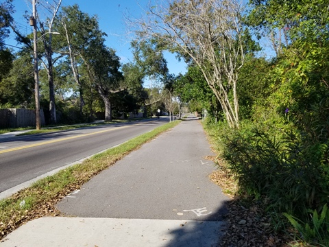 Florida bike trails, Bumby Road Multi-use Path