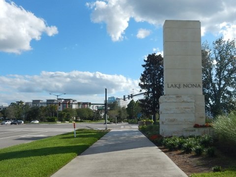 Lake Nona, Orlando biking