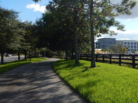 Lake Nona, Orlando, Orange Couny, FL bike trail