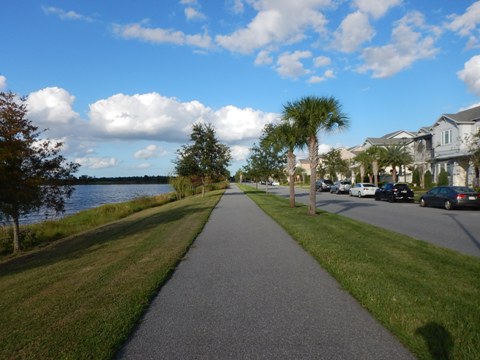 Lake Nona, Orlando, Orange Couny, FL bike trail