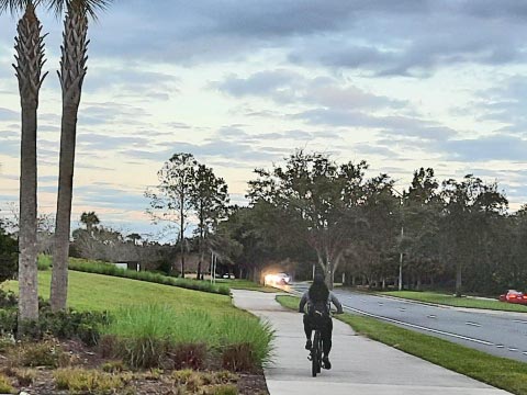 Lake Nona, Orlando, Orange Couny, FL bike trail