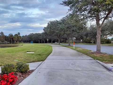 Lake Nona, Orlando, Orange Couny, FL bike trail