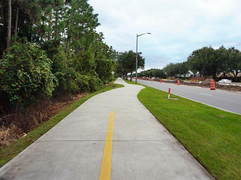 Lake Nona, Orlando, Orange Couny, FL bike trail