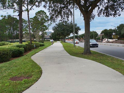 Lake Nona, Orlando, Orange Couny, FL bike trail