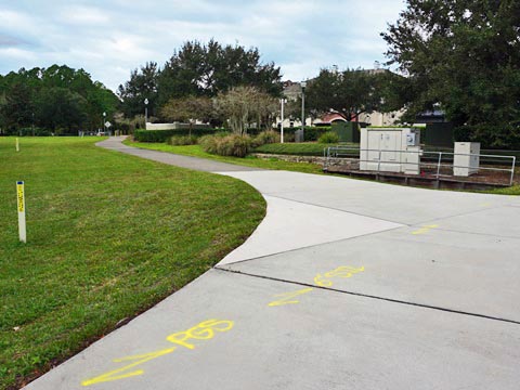 Lake Nona, Orlando, Orange Couny, FL bike trail