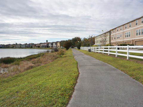 Lake Nona, Orlando, Orange Couny, FL bike trail