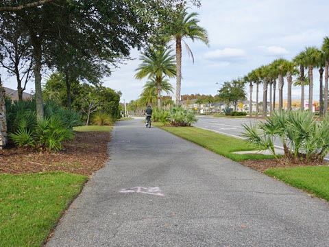 Lake Nona, Orlando, Orange Couny, FL bike trail