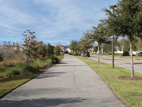 Lake Nona, Orlando, Orange Couny, FL bike trail