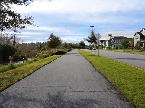 Lake Nona, Orlando, Orange Couny, FL bike trail