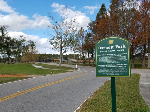 Pine Hills Trail, Barnett Park. Orlando FL Biking. Map, Photos