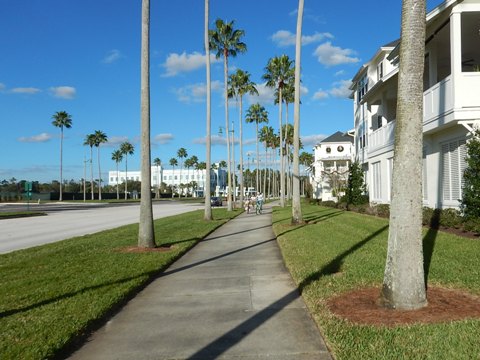 Celebration, Disney World, Osceola Couny, FL bike trail