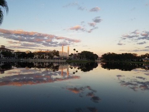 Celebration, Disney World, Osceola Couny, FL bike trail