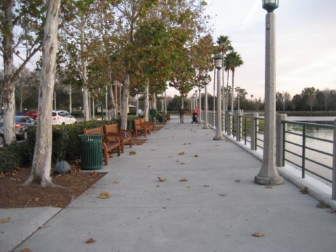 Celebration, Disney World, Osceola Couny, FL bike trail