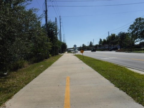 Biking on Casselberry Greenway Trail, Seminole County, Florida bikiing