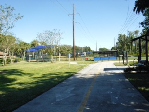 Biking on Casselberry Greenway Trail, Seminole County, Florida bikiing