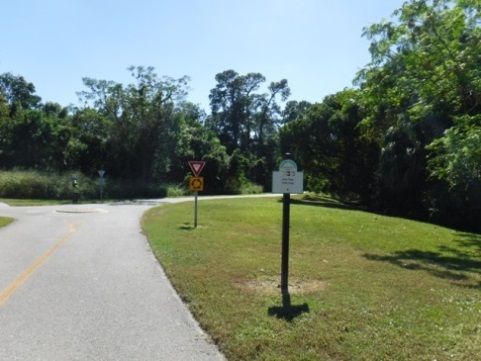 Biking on Casselberry Greenway Trail, Seminole County, Florida bikiing