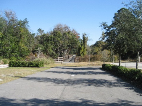 Biking on Casselberry Greenway Trail, Seminole County, Florida bikiing