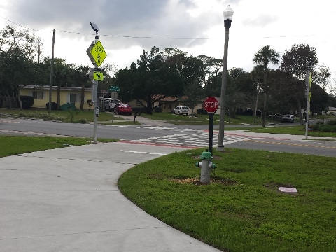 Biking on Casselberry Greenway Trail, Seminole County, Florida bikiing