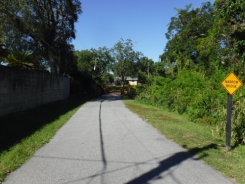 Biking on Casselberry Greenway Trail, Seminole County, Florida biking