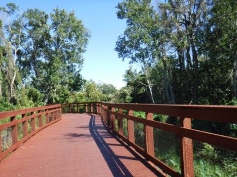 Biking on Casselberry Greenway Trail, Seminole County, Florida biking