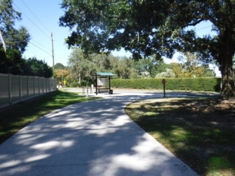 Biking on Casselberry Greenway Trail, Seminole County, Florida biking