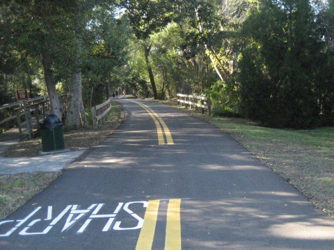 Kewannee Trail, Casselberry, Seminole County, biking, paved bike trail, paved trail