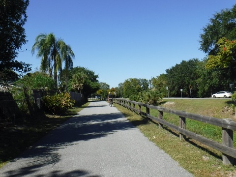 Kewannee Trail, Casselberry, Seminole County, biking, paved bike trail, paved trail