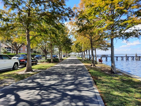 Sanford, Florida, biking, Seminole County, Lake Monroe, Sanford Riverwalk