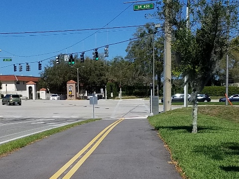 Seminole-Wekiva Trail, Bear Lake to Sebastian Trailhead, Seminole County, Florida biking