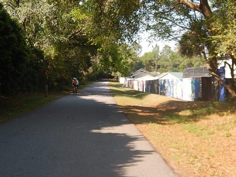 Seminole-Wekiva Trail, SR 434 to Lake Mary, Longwood, Seminole County, Florida biking