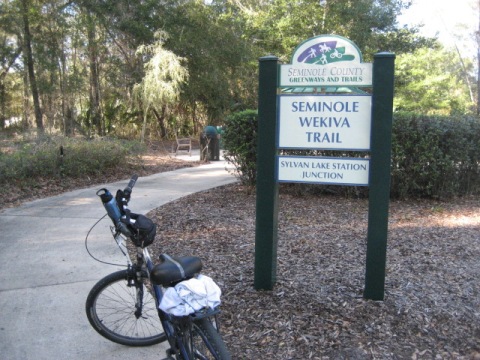 Seminole-Wekiva Trail, CR 46A to Markham Trailhead, Seminole County, Florida biking