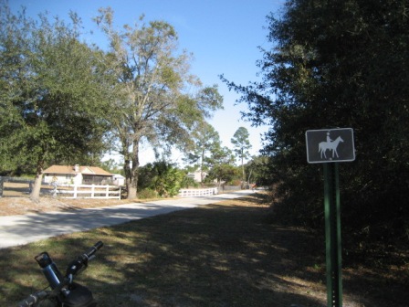 Seminole-Wekiva Trail, CR 46A to Markham Trailhead, Seminole County, Florida biking