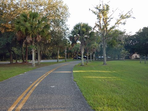 Seminole-Wekiva Trail, Markham Trailhead, Seminole County, Florida biking