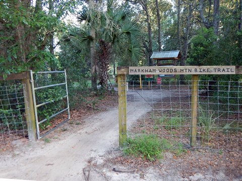 Seminole-Wekiva Trail, Markham Trailhead, Seminole County, Florida biking