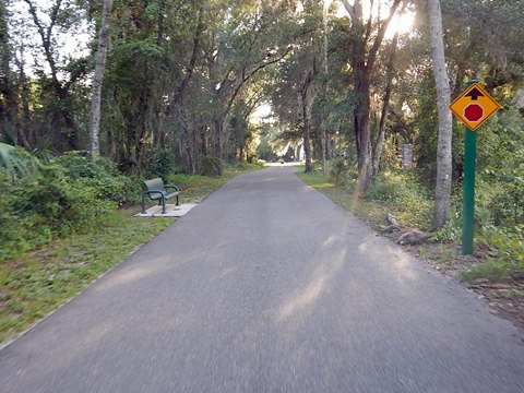 Seminole-Wekiva Trail, Markham Trailhead to Wekiva River, Seminole County, Florida biking