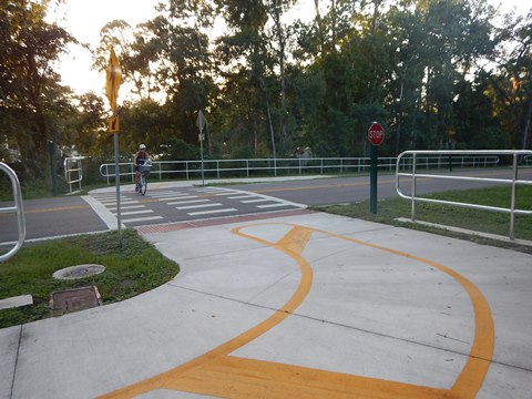 Seminole-Wekiva Trail, Markham Trailhead to Wekiva River, Seminole County, Florida biking