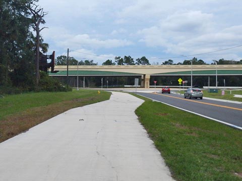 Seminole-Wekiva Trail, Markham Trailhead to Wekiva River, Seminole County, Florida biking