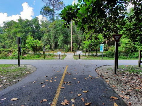 Florida biking, East Central Rail Trail, Enterprise, Osteen