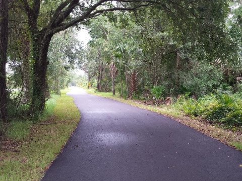 Florida biking, East Central Rail Trail, Enterprise, Osteen