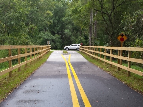 Florida biking, East Central Rail Trail, Enterprise, Osteen